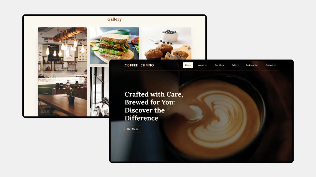 Coffee Chino Projest Desktop